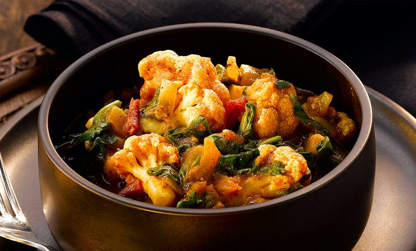 Cauliflower and Spinach Curry – Celebrity Slim