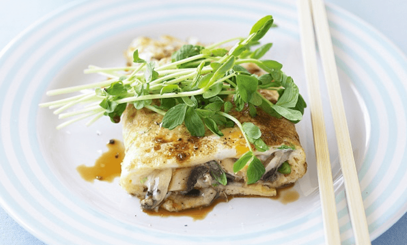 Malaysian Mushroom Omelette – Celebrity Slim