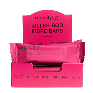 Celebrity Slim Killer Bod Fibre Bars - 10 pack front side
