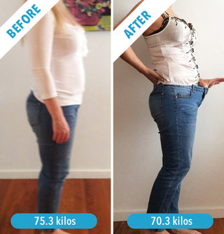 Diane lost 5kg in 6 weeks