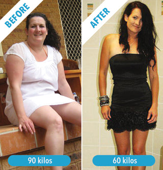 Naomi dropped 30kgs and went from a size 18 to size 8 with Celebrity Slim
