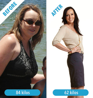 Kim lost 22 kilos in 6 months with Celebrity Slim*