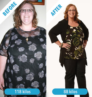Erica lost 6kg in 6 weeks