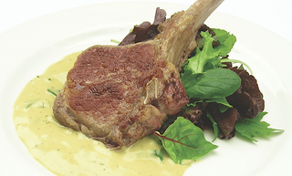 Lamb or Veal Chops with Mustard Sauce